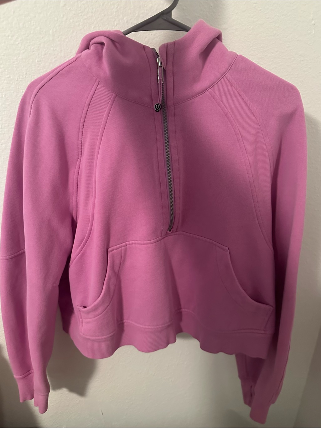 Lululemon Scuba Oversized Half-Zip Hoodie In Dahlia Mauve